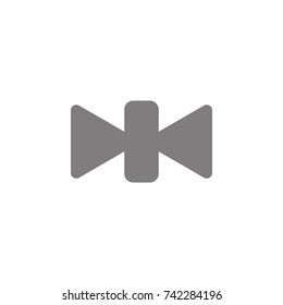 Bow tie Icon on white background