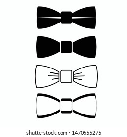 Bow tie icon  set  for design eps 10 vector