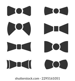 Bow Tie Icon Set Vector Design.