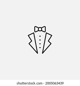 Bow tie icon sign vector,Symbol, logo illustration for web and mobile