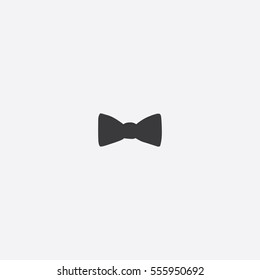 Bow Tie icon silhouette vector illustration
