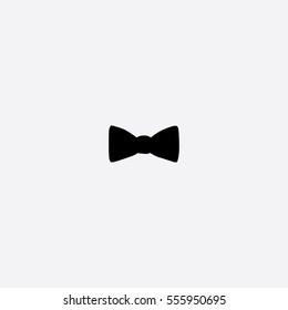 Bow Tie icon silhouette vector illustration