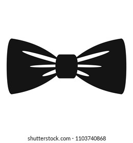 Bow tie icon. Simple illustration of bow tie vector icon for web design isolated on white background