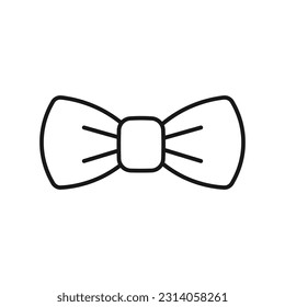 Bow tie icon. The bow is a symbol of celebration.