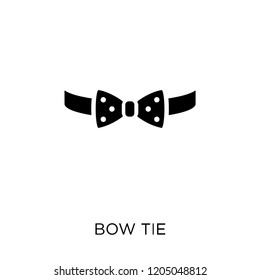 Bow tie icon. Bow tie symbol design from Wedding and love collection. Simple element vector illustration on white background.