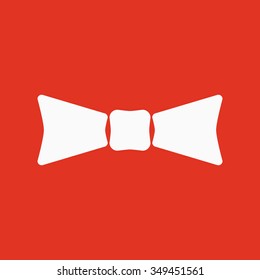 The bow tie icon. Bow tie symbol. Flat Vector illustration
