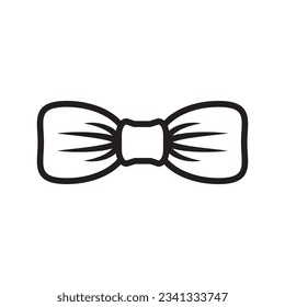 Bow Tie Icon in trendy flat style design isolated on white background. Necktie symbol for your web site design,