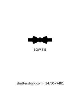 bow tie icon vector black design