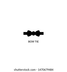 bow tie icon vector black design