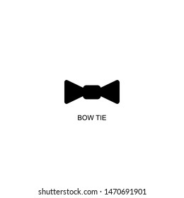 bow tie icon vector black design