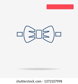 Bow tie icon. Vector concept illustration for design.