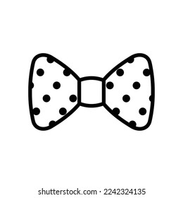 bow tie icon vector design template in white background