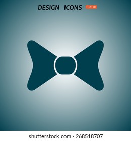 bow tie. icon. vector design