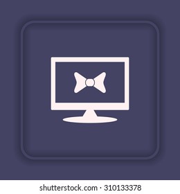bow tie. icon. vector design