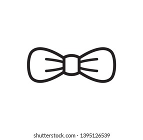 Bow tie icon vector flat style