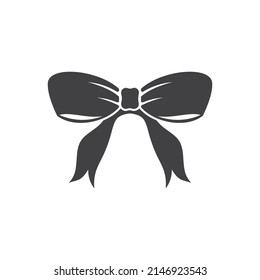 Bow tie icon vector flat design