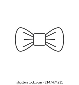 Bow tie icon vector flat design