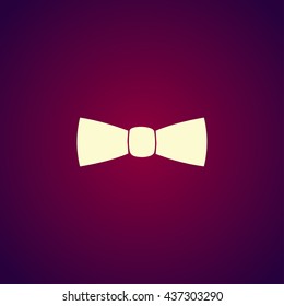 Bow tie, icon vector. Flat design style eps 10