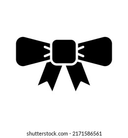 Bow tie icon. Vector illustration color editable