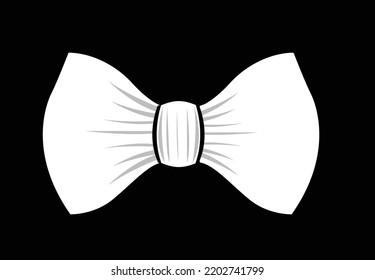 Bow tie icon VECTOR ILLUSTRATION, Bow tie SYMBOL, Black formal male neck tie symbol