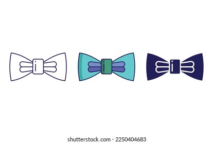 Ilustración vectorial del icono de Bow Tie
