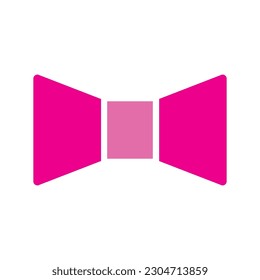 bow tie icon vector illustration logo design