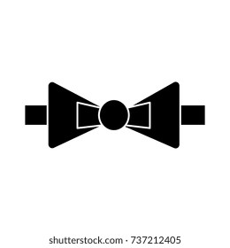 bow tie  icon, vector illustration, sign on isolated background