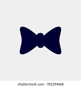 bow tie icon, vector illustration