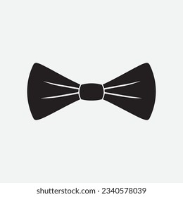 Bow tie Icon vector logo design