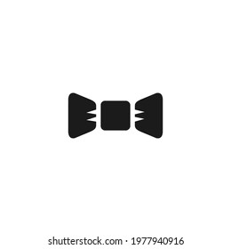bow tie icon vector on a white background