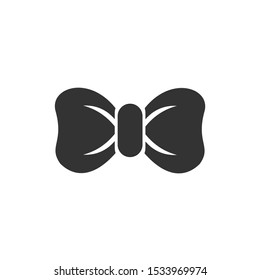 Bow tie Icon vector sign isolated for graphic and web design. Bow tie symbol template color editable on white background.