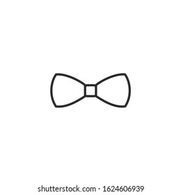 bow tie Icon vector sign isolated for graphic and web design. bow tie symbol template color editable on white background.