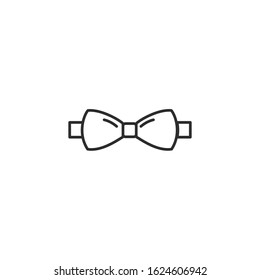 bow tie Icon vector sign isolated for graphic and web design. bow tie symbol template color editable on white background.