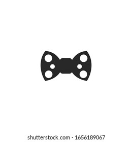 bow tie icon vector sign isolated for graphic and web design. bow tie symbol template color editable on white background.