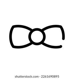 Bow Tie Icon Vector Symbol Design Illustration