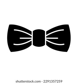 Bow Tie Icon Vector Template Flat Design illustration on white background