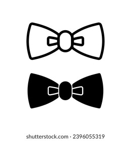 Bow Tie Icon Vector Template Flat Design