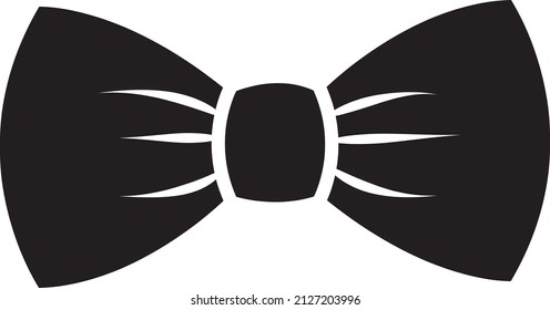 Bow Tie Icons Set sobre fondo blanco. Vector.eps

