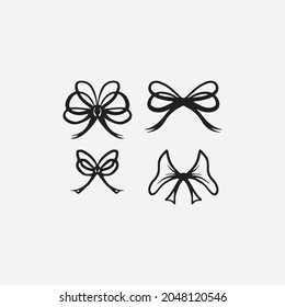 Bow tie illustration. Creative design.