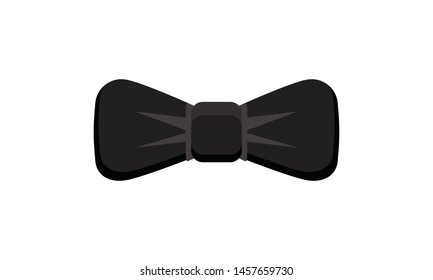 Bow Tie Illustration Flat Style Design