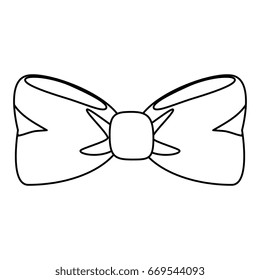 Bow tie isolated