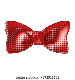 Bow tie isolated