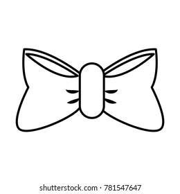 bow tie isolated