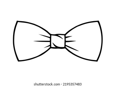 Bow tie, isolated on white