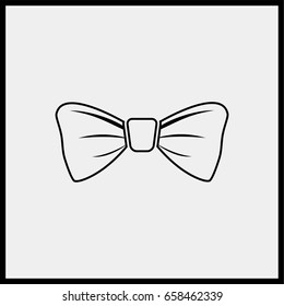 Bow tie line icon.