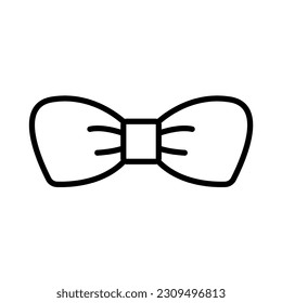 bow tie line  icon design vector template