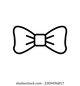 bow tie line  icon design vector template