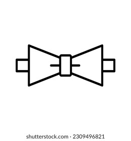 bow tie line  icon design vector template