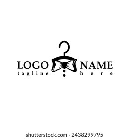 bow tie logo design vector