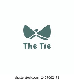 The bow tie logo resembles a person.
